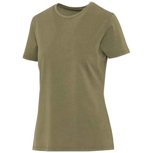 T-shirt femme publicitaire effet délavé 160 g/m² Nanaimo Vert forêt